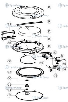 КРЫШКА В СБОРЕ ДЛЯ РИСОВАРКИ HURKAN HKN-SR180 351561 351561 - фото 100473