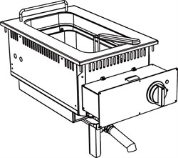 ФРИТЮРНИЦА ВСТРАИВАЕМАЯ 700 СЕРИИ APACH CHEF LINE SLDI7FRIE4S15 354633 354633 - фото 108500