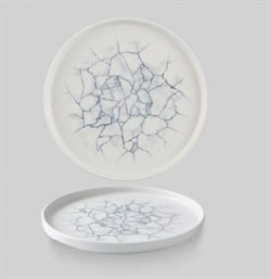 Тарелка мелкая 26см, h2см с прямым бортом, Chefs Plate, цвет Kintsugi Pearl Grey, KTPGWP261 381039 381039 - фото 113108