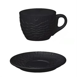 Кофейная пара 100 мл, серия "Black Raw Wood"  P.L. - ProffCuisine 81229846 - фото 121103