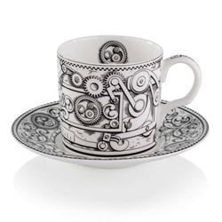 Чашка 90 мл, Steampunk White , фарфор костяной 8114BC134 8114BC134 - фото 132178