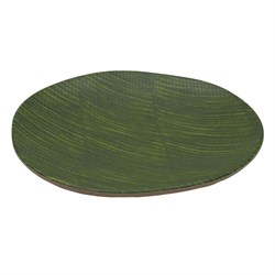 Блюдо поднос меламиновый 20.5*20.5*3см Green Banana Leaf    P.L. 81290137 - фото 165019