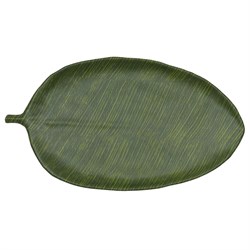 Блюдо поднос меламиновый 46*25.4  h=2.8см  P.L. Green Banana Leaf 81290147 - фото 165174