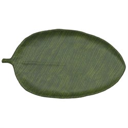 Блюдо поднос меламиновый 53.5*29см  h=3см  P.L. Green Banana Leaf 81290148 - фото 165176