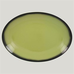 Блюдо овальное RAK Porcelain LEA Light green (зеленый цвет) 32 см 81223526 - фото 166034