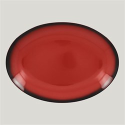 Блюдо овальное RAK Porcelain LEA Red 32 см (красный цвет) 81223511 - фото 166040