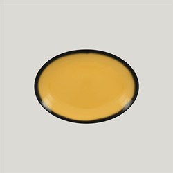 Блюдо овальное RAK Porcelain LEA Yellow 26 см (желтый цвет) 81223406 - фото 166042