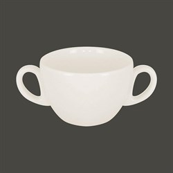 Бульонница с двумя ручками RAK Porcelain Barista 280 мл, h 6,3 см 81220362 - фото 166725