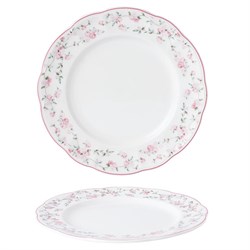 Тарелка классическая d=23 cм,фарфор "NOBLE" серия "Retro Ritz-La Vie En Rose" 81290271 - фото 169833