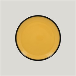 Тарелка круглая RAK Porcelain LEA Yellow 27 см (желтый цвет) 81223398 - фото 171070