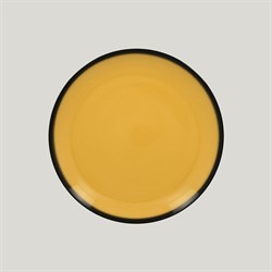 Тарелка круглая RAK Porcelain LEA Yellow 29 см (желтый цвет) 81223397 - фото 171072