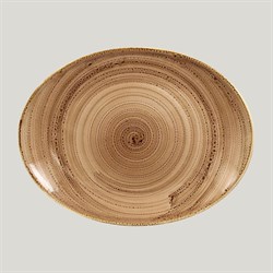 Овальная тарелка RAK Porcelain Twirl Shell 36*27 см 81220457 - фото 171933