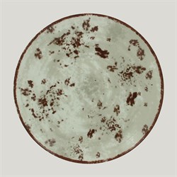 Тарелка RAK Porcelain Peppery круглая плоская 31 см, серый цвет 81220347 - фото 172655