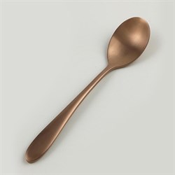 Ложка чайная ,покрытие PVD,цвет матовая медь,серия "Alessi-Copper"  P.L. 81280008 - фото 176172