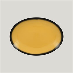 Блюдо овальное RAK Porcelain LEA Yellow 32 см (желтый цвет) 81223405 - фото 179955