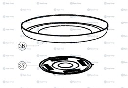 ОСНОВАНИЕ ДЛЯ КОРПУСА РИСОВАРКИ HURKAN HKN-SR270 216729 216729