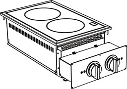 ПЛИТА ИНДУКЦИОННАЯ ВСТРАИВАЕМАЯ 700 СЕРИИ APACH CHEF LINE SLDI7I4 353984 353984