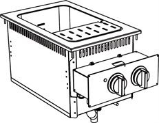 МАКАРОНОВАРКА ВСТРАИВАЕМАЯ 700 СЕРИИ APACH CHEF LINE SLDI7PCE4 354634 354634