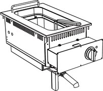 ФРИТЮРНИЦА ВСТРАИВАЕМАЯ 700 СЕРИИ APACH CHEF LINE SLDI7FRIE4S15 354633 354633