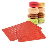 Коврик силиконовый "Macarons" 40х30см с выемками d40мм, 30 ячеек 30TM3001R 360494 360494