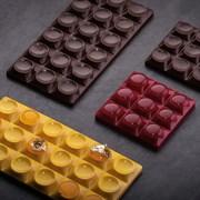 Форма д/шок. "Chocolate Bar Bricks Mini" 70х70мм h10,5мм, 50гр, 6 ячеек, п/к PC5013FR 368719 368719