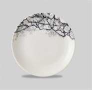 Тарелка мелкая 26см, без борта, цвет Kintsugi Quartz Black KAQBEV101 389200 389200