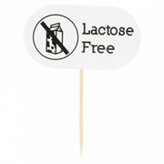 Маркировка-флажок "LACTOSE FREE" 8 см, 100 шт, Garcia de PouИспания 81211315