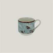 Чашка для эспрессо RAK Porcelain Peppery 90 мл штабелируемая, голубой цвет 81220606