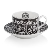 Блюдце 14,75 см, Steampunk Black, фарфор костяной 8113BC139 8113BC139