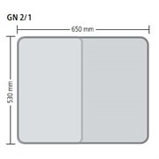 Гастроемкость GN 2/1-40 мм, 10 л, нерж. 7021040 7021040