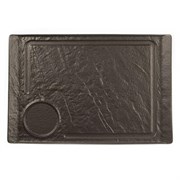 Блюдо для стейка  Black Raw Stellar 35*24*2,2 см, P.L. Proff Cuisine 81223126