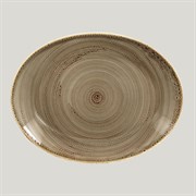 Овальная тарелка RAK Porcelain Twirl Alga 32*23 см 81220463