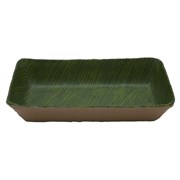 Блюдо GN 1/4 меламин  26.5*16.2см  h=6.5см  P.L. Green Banana Leaf 81290156