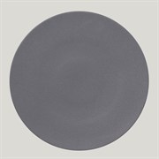 Тарелка RAK Porcelain NeoFusion Stone круглая плоская 29 см (серый цвет) 81220781