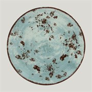 Тарелка RAK Porcelain Peppery круглая плоская 15 см, голубой цвет 81220287