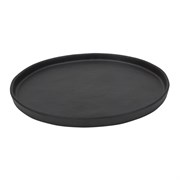 Блюдо тарелка меламиновая 21*2см  P.L. BLACK FINISH 81222114