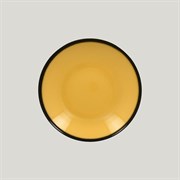 Тарелка-салатник RAK Porcelain LEA Yellow 26 см, высота 5 см, 1,2 л (желтый цвет) 81223403