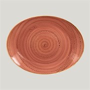 Овальная тарелка RAK Porcelain Twirl Coral 32*23 см 81220464