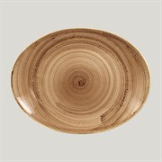 Овальная тарелка RAK Porcelain Twirl Shell 36*27 см 81220457