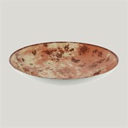 Тарелка RAK Porcelain Peppery Coupe круглая глубокая 1,2 л, d 26 см, красный цвет 81220284