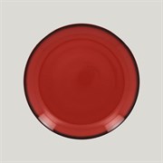 Тарелка круглая RAK Porcelain LEA Red 24 см (красный цвет) 81223509