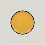 Тарелка круглая RAK Porcelain LEA Yellow 24 см (желтый цвет) 81223399