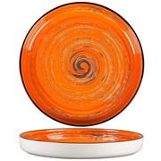 Тарелка с бортом d 23 см h3 см Texture Orange Circular P.L. Proff Cuisine [6] 70001276