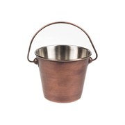 Ведерко Antique Copper для подачи, d 10,5 см, нержавейка, P.L. Proff Cuisine 81240022