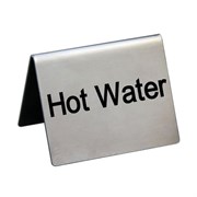 Табличка "Hot Water" 5*4 см, сталь, P.L. Proff Cuisine 81200201