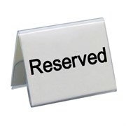 Табличка "Reserved" 5*4 см, пластик, P.L. Proff Cuisine 81200197