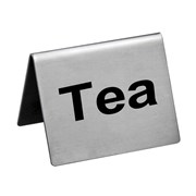 Табличка "Tea" 5*4 см, сталь, P.L. Proff Cuisine 81200199