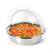 Поднос с пластиковой крышкой d 30 см, металл, P.L. Proff Cuisine 92001026