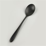 Ложка столовая ,покрытие PVD,черный матовый цвет,серия "Alessi-Black"  P.L. 81280011