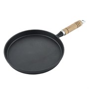 Сковородка чугунная,блинная 20 cм,деревяннаяручка  P.L.-ProffCuisine 81240571